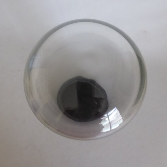 NEW 13” DECORATIVE GLASS CLOCHE DISPLAY DOME COVER BLACK WOOD BASE - Picture 3 of 6